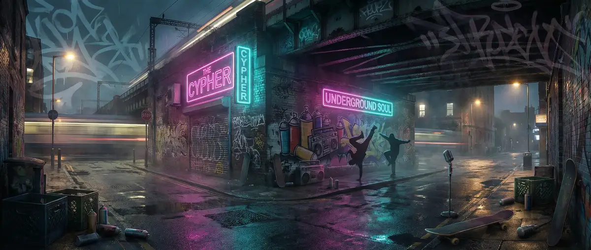 51动漫 - 城市街头文化夜景